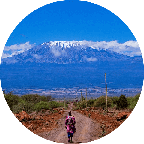 Meru and Kilimanjaro