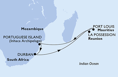 portuguese islands cruise from durban